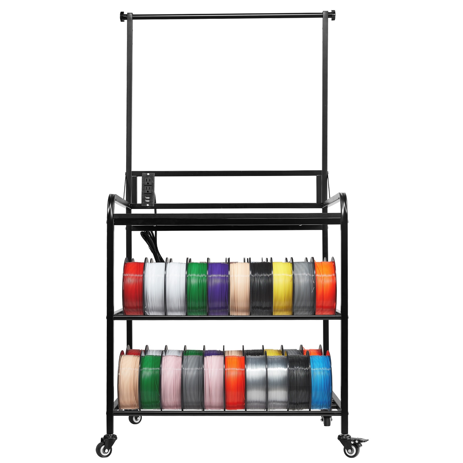 3D Printer Filament Storage Rack 3-Tier 3D Printer Stand With Storage_maomaolike.com